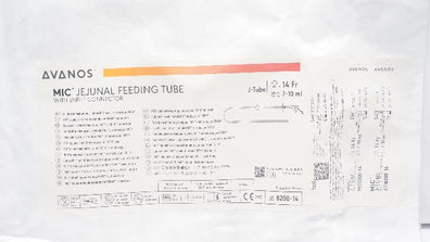 Avanos 8200-20 MIC Jejunal Feeding Tube w/ENFit Connector 20Fr 7-10ml (x)